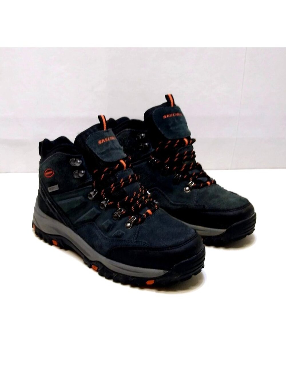 Skechers Relment Pelmo Suede Hiking Boot 64869 Waterproof Relaxed Fit Mens 7 EUC